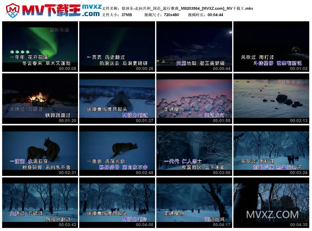 徐沛东-走向共和_国语_流行歌曲_MB203564